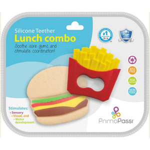 Primo Passi Silicone Teether, Lunch Combo
