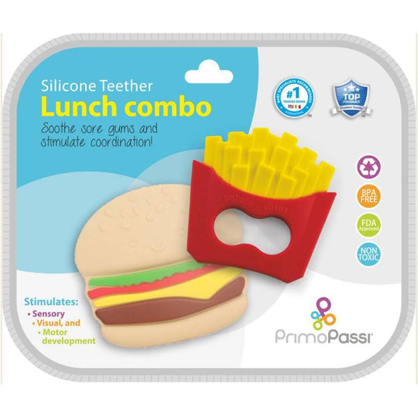 Primo Passi Silicone Teether, Lunch Combo