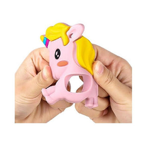 Primo Passi Silicone Teether, Pink Unicorn