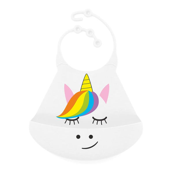 Primo Passi Silicone Baby Bib, Unicorn