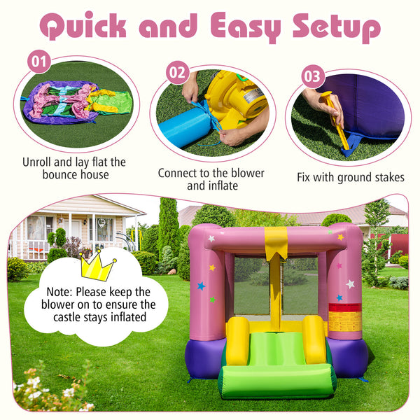 Bouncy Castle with Jumping Area and 520W Blower - Heavy