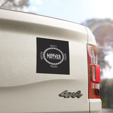 Tough Mother Car Magnet
