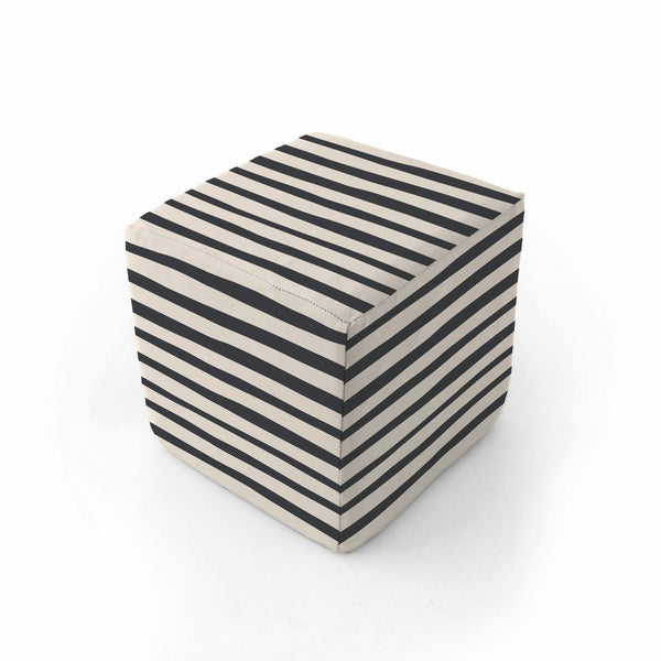 Bold Stripe Play Cube for babies, featuring vibrant colors and engaging textures for fun and development.