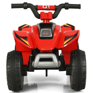6V Kids Electric ATV 4 Wheels Ride-On Toy - Rechargeable
