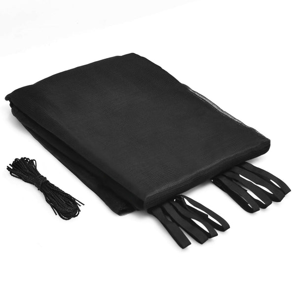 10Ft weather-resistant trampoline safety enclosure net for baby toys, ensuring safe play and fun outdoors.