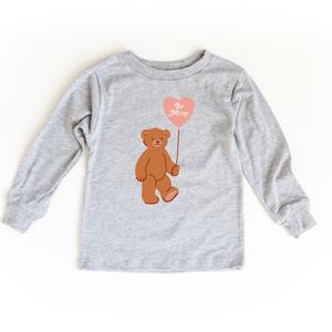 Be Mine Bear baby t-shirt in angle 6 view, featuring a cute bear graphic for infants.