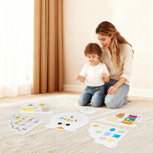11-in-1 Toddler Owl Activity Wall Panels for 3+ Years - Engaging learning toy for early development and play.