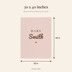 Minky baby blanket size guide