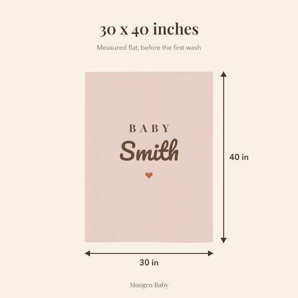 Minky baby blanket size guide