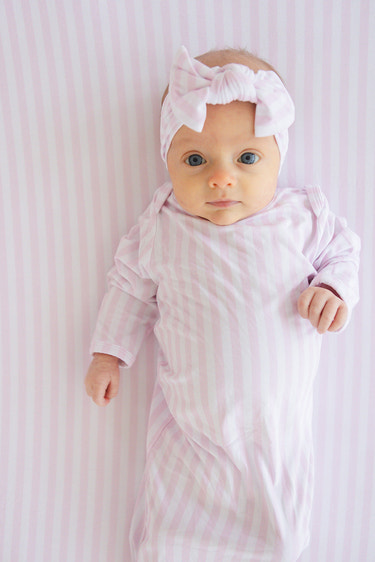 Pink Stripes - Knot Gown