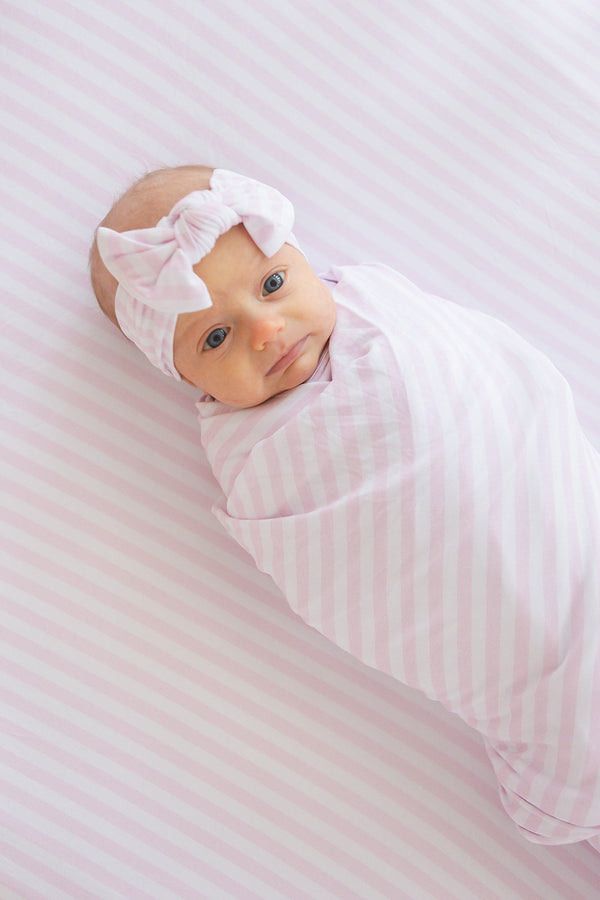 Pink Stripes - Lightweight Blanket