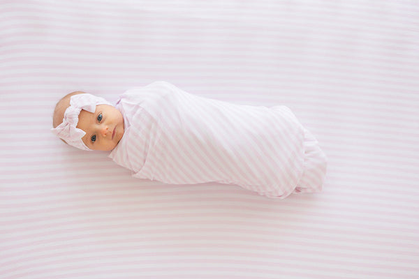 Pink Stripes - Lightweight Blanket