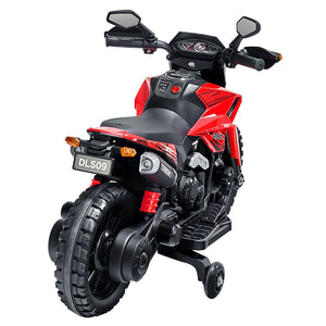 Kids' 12V Electric Ride-On Motorcycle with LED Lights