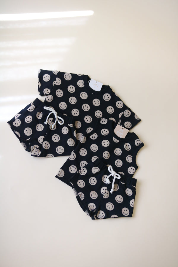 Smiley Set- Black