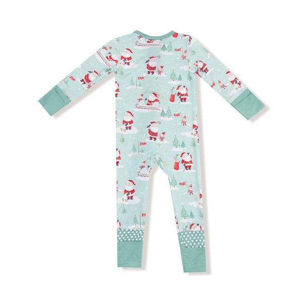 Golfing Santa and Elves - Convertible Romper
