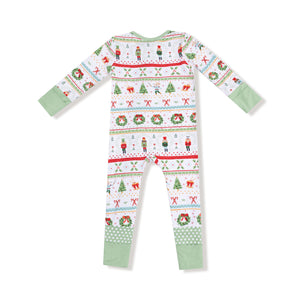 Nutcracker Fair Isle - Convertible Romper