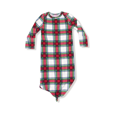 Holiday Plaid - Knotted Gown