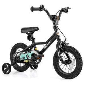 12-inch adjustable kids bike for ages 3-4, shown from angle 2, perfect for young riders.