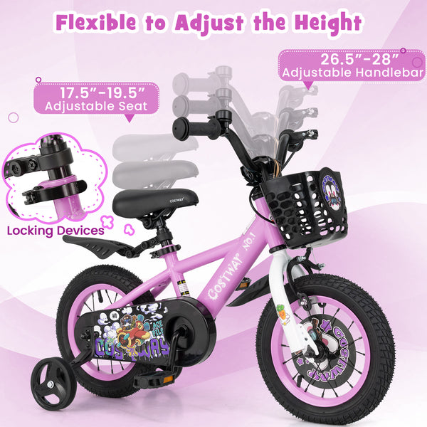 16 Inch Kids Bike for 4-8 Years Old Sport Bicycle with Adjustable Handlebar and Saddle