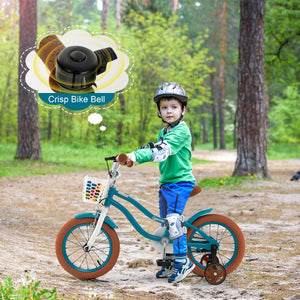 16 Inch Kids Bike with Front Handbrake and 2 Training Wheels