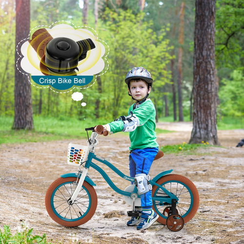 16 Inch Kids Bike with Front Handbrake and 2 Training Wheels