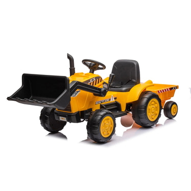 12V Freddo Excavator 1 Seater Ride-on for kids, perfect for outdoor fun and imaginative play.