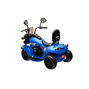 12V Freddo Kids Cruiser 1 Seater Motorcycle at a 15-degree angle, perfect for adventurous young riders.
