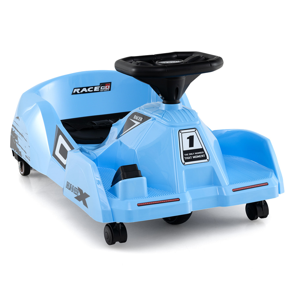 12V Electric Cleaning Go Kart with Mop & Remote Control for kids - fun and practical toy for young adventurers.