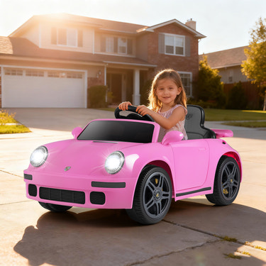 12V Electric Ride On Car RUF CTR with Remote Control and Music for kids - fun toy for outdoor adventures.
