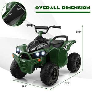 12V Kids Ride On ATV with adjustable speed and comfy seat, perfect for outdoor fun and adventure.