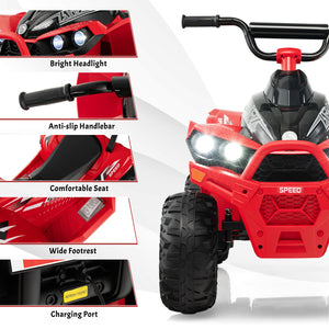 12V Kids Ride On ATV with adjustable speed and comfy seat, perfect for outdoor fun and adventure.