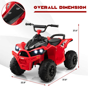 12V Kids Ride On ATV with adjustable speed and comfy seat, perfect for outdoor fun and adventure.