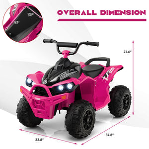 12V Kids Ride On ATV with adjustable speed and comfortable seat, perfect for outdoor fun and adventure.