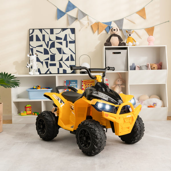 12V Kids Ride On ATV with adjustable speed and comfy seat, perfect for outdoor fun and adventure.