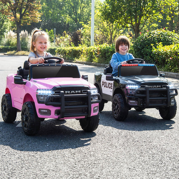 12V RAM 3500 Kids Ride On Car with Remote Control - Fun Electric Vehicle for Children, Angle 10 View