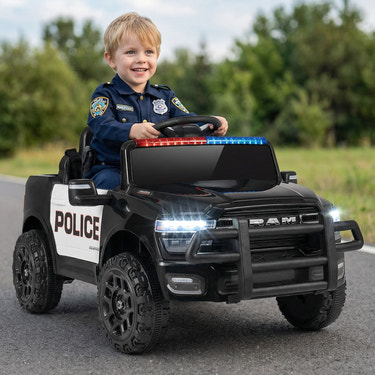 12V Kids Ride On RAM 3500 Electric Car with Remote Control - Fun and safe toy for adventurous young drivers.