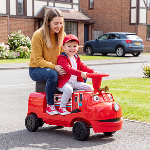 12V Kids Ride on Train 3-Seater with Detachable Carriage Licensed Chuggington