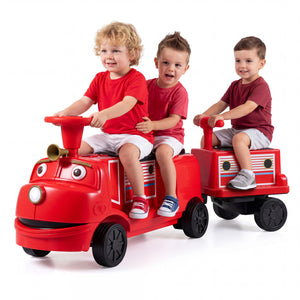 12V Kids Ride on Train 3-Seater with Detachable Carriage Licensed Chuggington