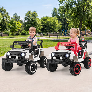 12V Kids Ride on Truck with Remote Control and 3 Speeds