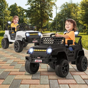 12V Kids Ride On Truck Car with Remote Control and Music Player - Fun Toy for Outdoor Adventures