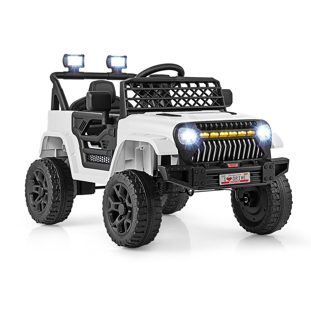 12V Kids Ride On Truck Car with Remote Control and Music Player - Fun Toy for Outdoor Adventures