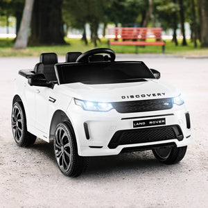 12V kids ride-on car with remote control, lockable doors, slow start, and LED lights - angle view 17.