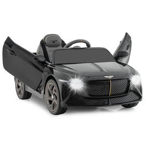 12V Bentley Bacalar kids ride-on car in angle 19, perfect toy for young racers and outdoor fun.