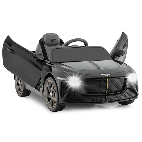 12V Bentley Bacalar kids ride-on car in angle 19, perfect toy for young racers and outdoor fun.