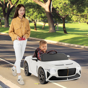 12V Bentley Bacalar kids ride-on car in angle 25 view, perfect for outdoor fun and imaginative play.