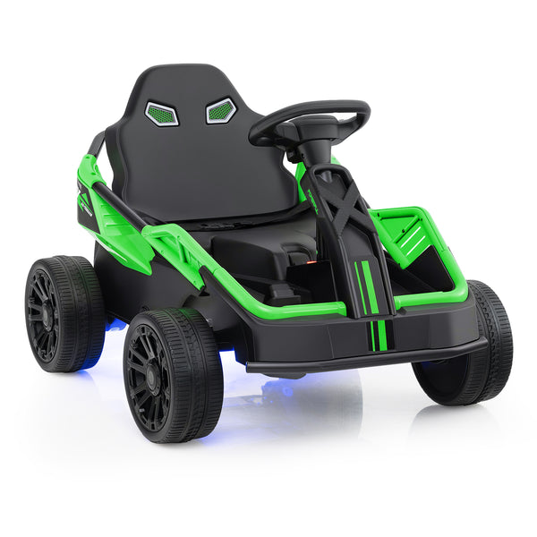 12V electric UTV ride-on car for big kids, featuring remote control and music, shown from angle 3.