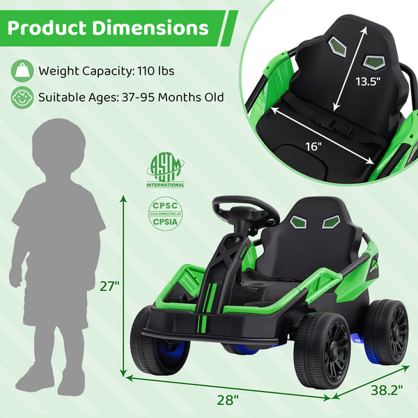 12V electric ride-on UTV for big kids with remote control and music, shown from angle 5. Perfect toy for outdoor fun!