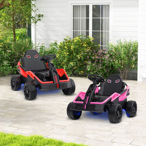 12V electric UTV ride-on car for big kids with remote control and music, shown from angle 10.
