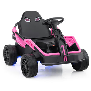 12V electric UTV ride-on car for kids with remote control and music, shown from angle 11. Perfect for outdoor fun!
