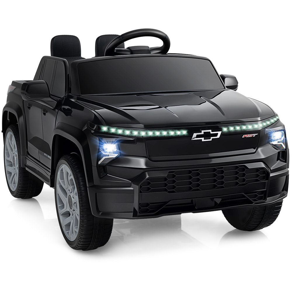 Licensed Chevrolet 12V ride-on car truck with remote control, perfect gift for kids 3 and up.